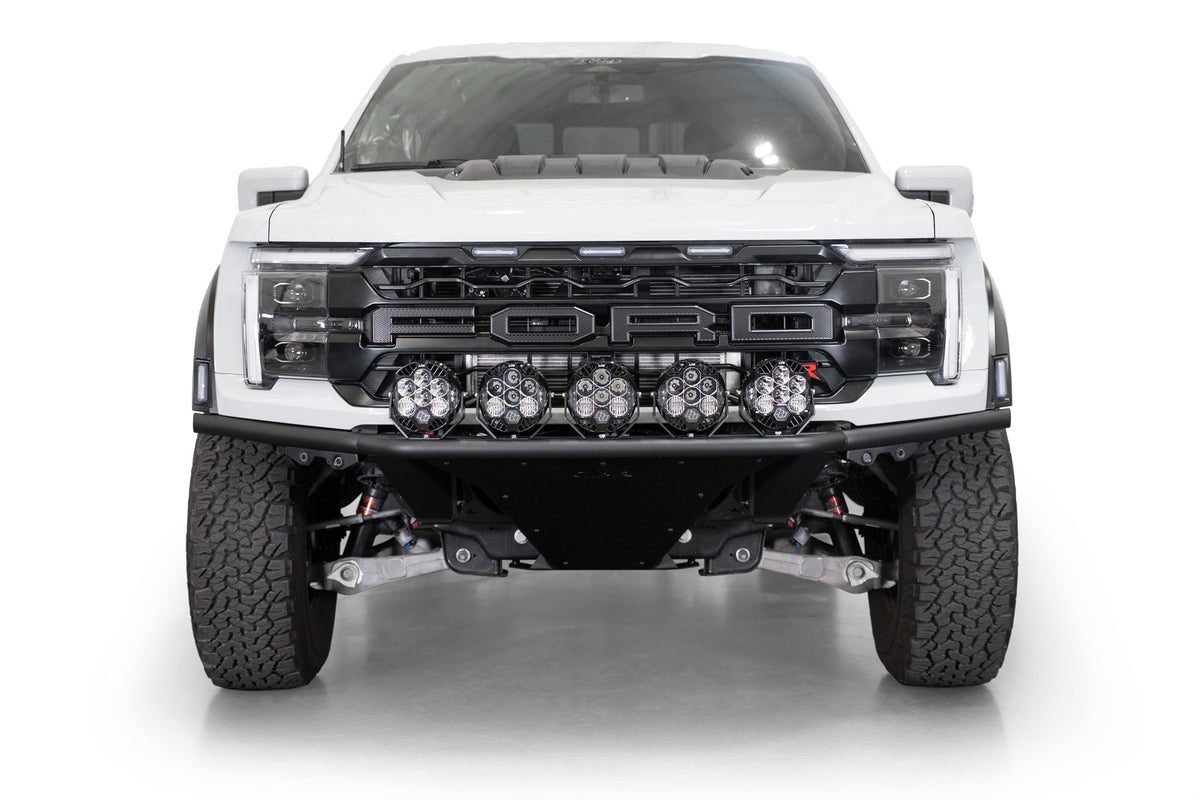 2021+ Ford F-150 Raptor Pro Plus Frame Cut Front Bumper 20-inch Light Bar Addictive Desert Designs-4