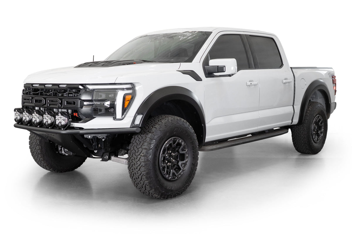2021+ Ford F-150 Raptor Pro Plus Frame Cut Front Bumper 20-inch Light Bar Addictive Desert Designs-5