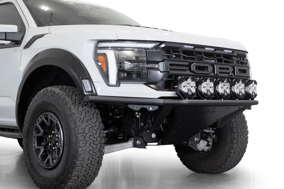2021+ Ford F-150 Raptor Pro Plus Frame Cut Front Bumper 20-inch Light Bar Addictive Desert Designs-7