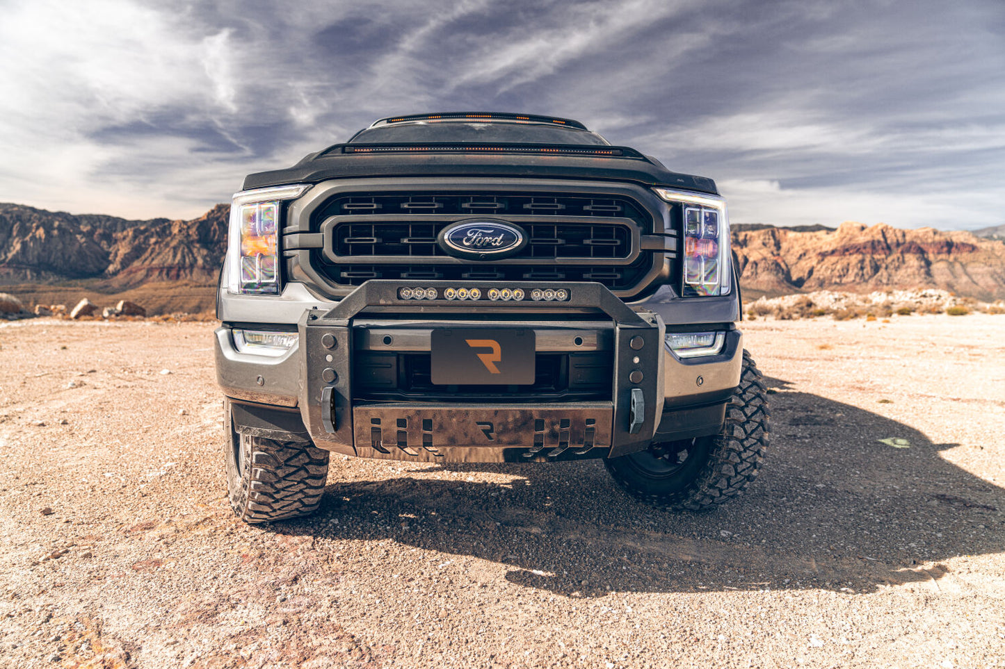 HVM Bull Bar 2021-2024 Ford F-150 NFab-1