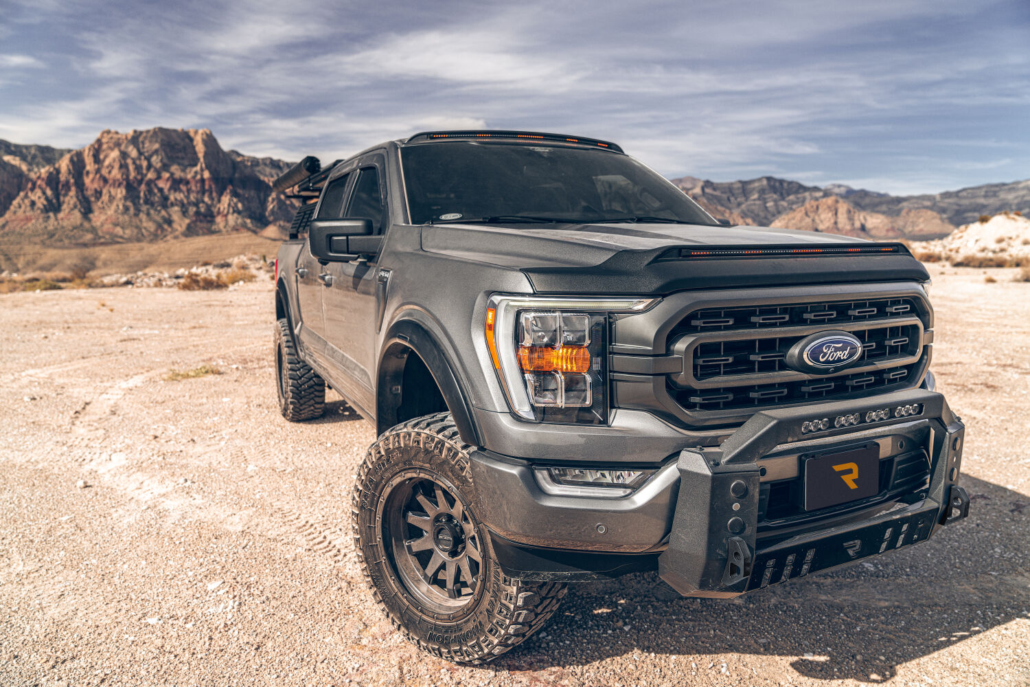 HVM Bull Bar 2021-2024 Ford F-150 NFab-3