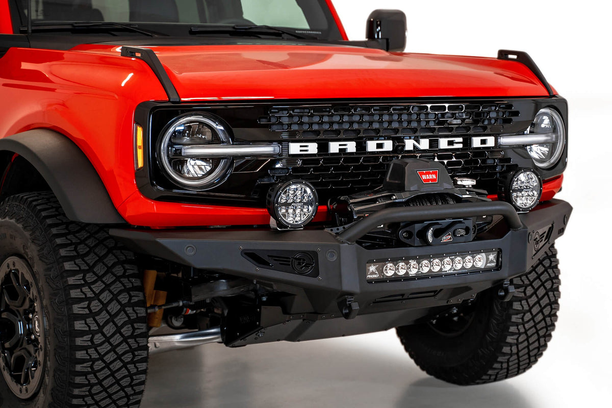2021+ Ford Bronco Rock Fighter Front Bumper Addictive Desert Designs-6