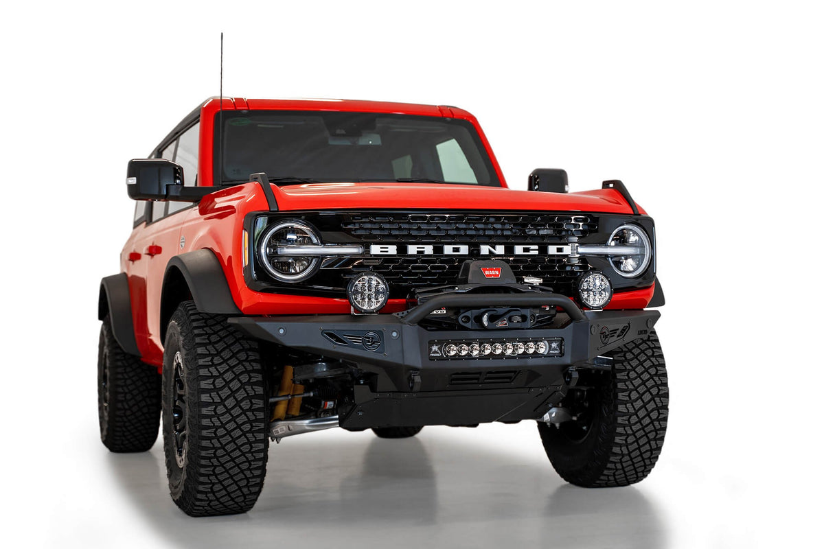2021+ Ford Bronco Rock Fighter Front Bumper Addictive Desert Designs-8