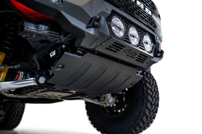 2021+ Ford Bronco Bomber Front Bumper Mounts for three Rigid 360 6 Inch lights Addictive Desert Designs-5