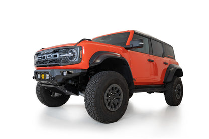 2022+ Ford Bronco Raptor Bomber Front Bumper Mounts for 3 Baja LP4 Lights Addictive Desert Designs-4