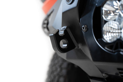 2022+ Ford Bronco Raptor Bomber Front Bumper Mounts for 3 Baja LP4 Lights Addictive Desert Designs-6