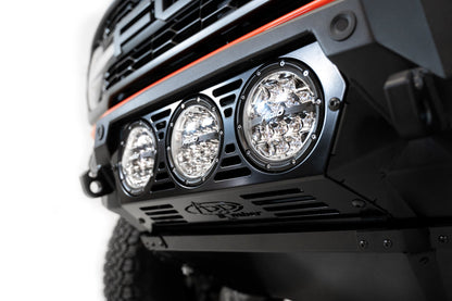 2022+ Ford Bronco Raptor Bomber Front Bumper Mounts for 3 rigid 360 6 Inch Lights Addictive Desert Designs-6