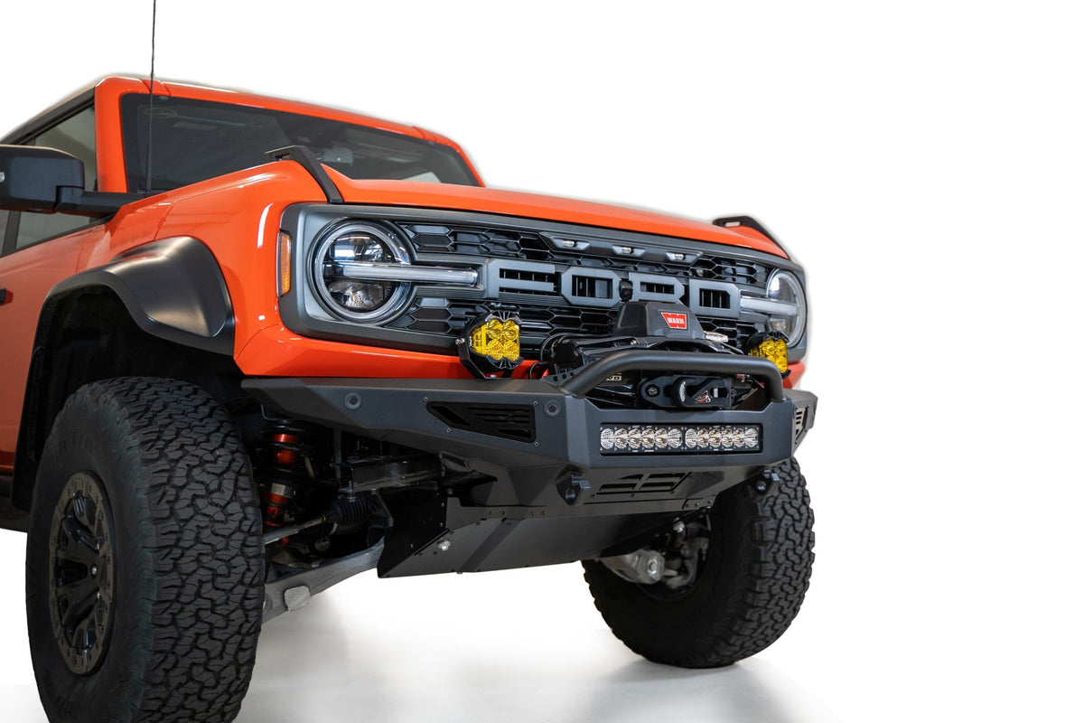 2022+ Ford Bronco Raptor Rock Fighter Front Bumper Addictive Desert Designs-3