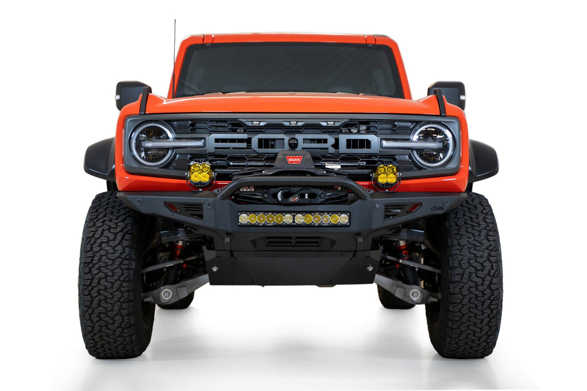 2022+ Ford Bronco Raptor Rock Fighter Front Bumper Addictive Desert Designs-6