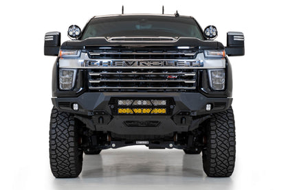 2020-2023 Chevrolet Silverado 2500/3500 Bomber Front Bumper Mounts for two 20 Inch light bars Addictive Desert Designs-1