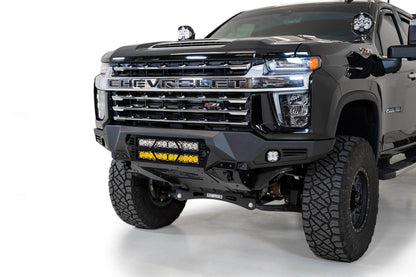 2020-2023 Chevrolet Silverado 2500/3500 Bomber Front Bumper Mounts for two 20 Inch light bars Addictive Desert Designs-2