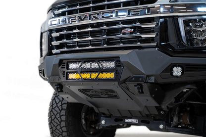 2020-2023 Chevrolet Silverado 2500/3500 Bomber Front Bumper Mounts for two 20 Inch light bars Addictive Desert Designs-4