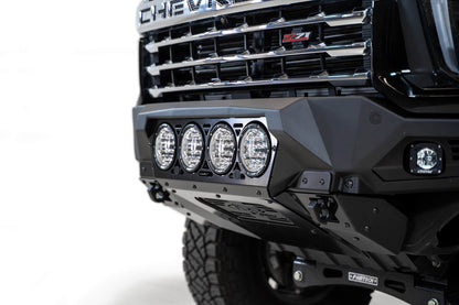 2020-2023 Chevrolet Silverado 2500/3500 Bomber Front Bumper Mounts for 4 rigid 360 6 Inch round lights Addictive Desert Designs-3