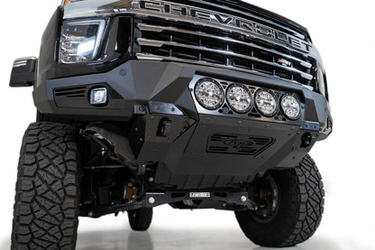 2020-2023 Chevrolet Silverado 2500/3500 Bomber Front Bumper Mounts for 4 rigid 360 6 Inch round lights Addictive Desert Designs-6