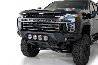 2020-2023 Chevrolet Silverado 2500/3500 Bomber Front Bumper Mounts for 4 rigid 360 6 Inch round lights Addictive Desert Designs-8