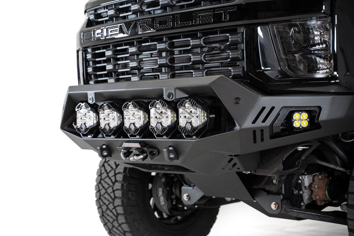 2020-2023 Chevrolet Silverado 2500 3500 Bomber HD Front Bumper Addictive Desert Designs-11