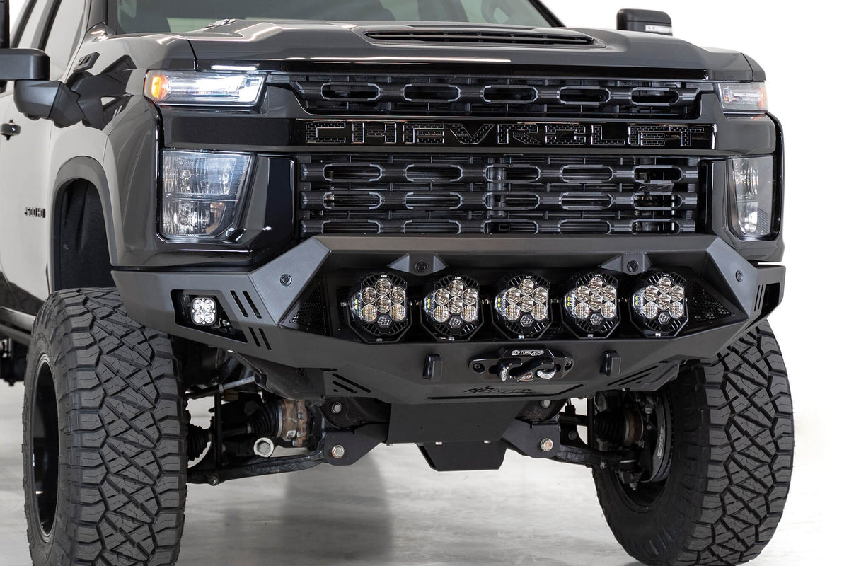 2020-2023 Chevrolet Silverado 2500 3500 Bomber HD Front Bumper Addictive Desert Designs-13