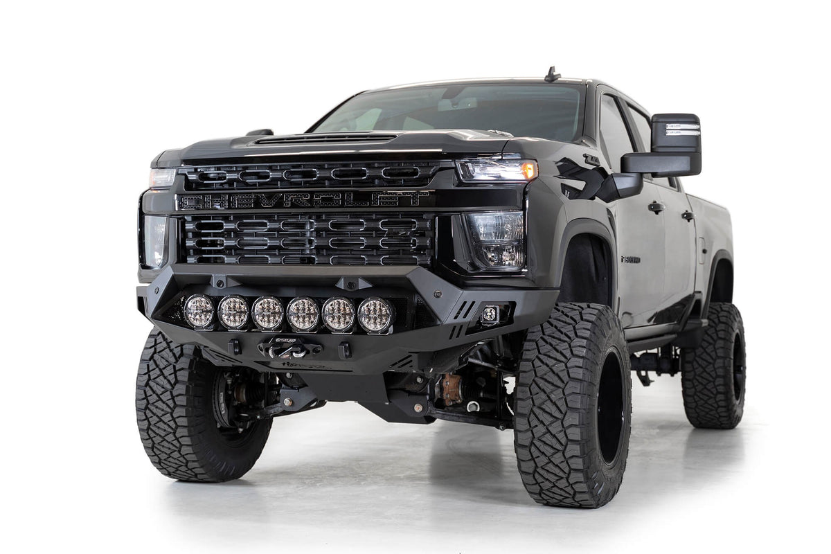 2020-2023 Chevrolet Silverado 2500 3500 Bomber HD Front Bumper Addictive Desert Designs-4
