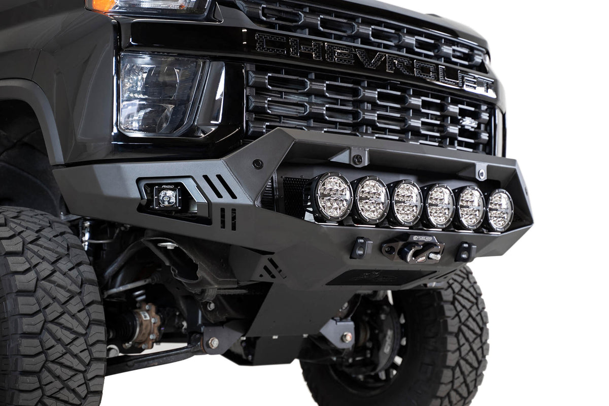 2020-2023 Chevrolet Silverado 2500 3500 Bomber HD Front Bumper Addictive Desert Designs-10
