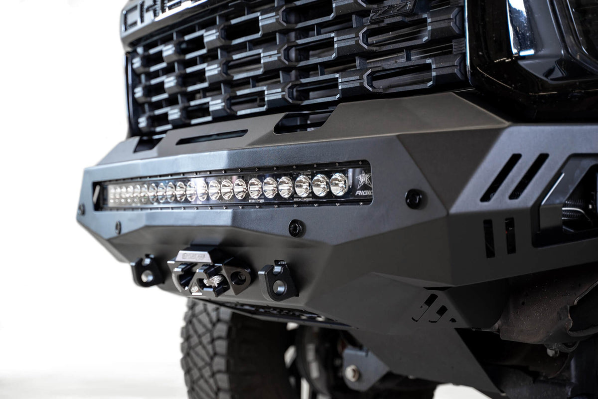 2020-2023 Chevrolet Silverado 2500/3500 Stealth Fighter Front Bumper Addictive Desert Designs-4