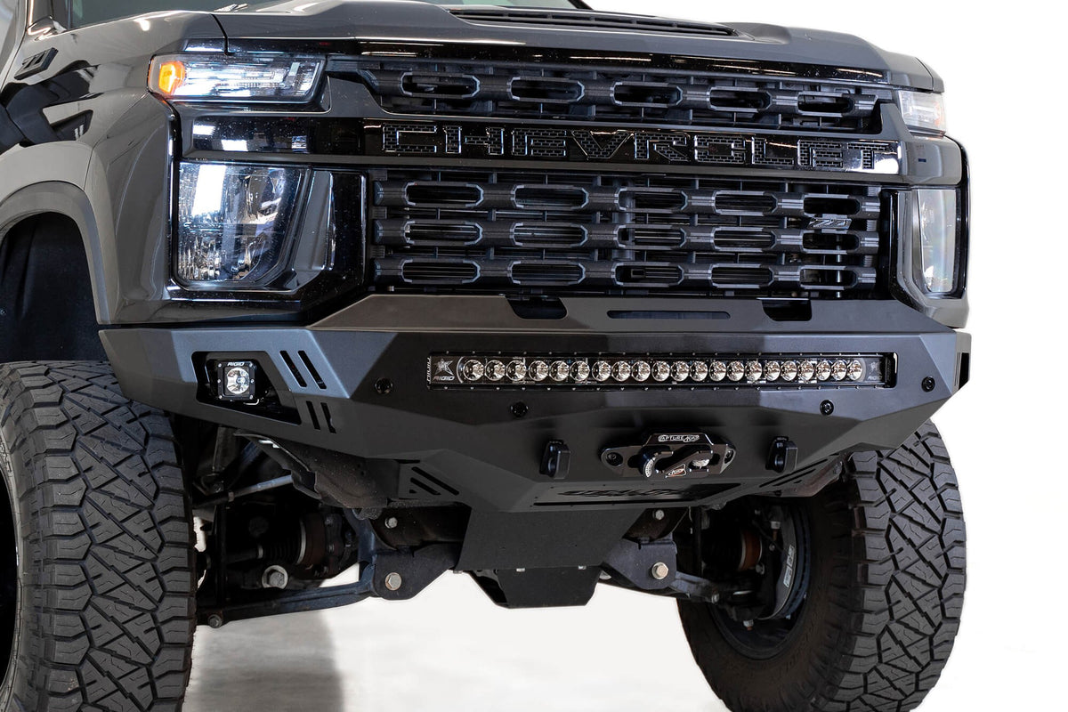 2020-2023 Chevrolet Silverado 2500/3500 Stealth Fighter Front Bumper Addictive Desert Designs-6