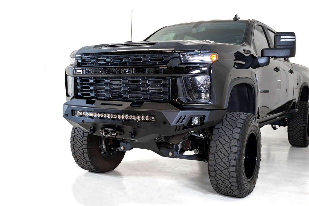 2020-2023 Chevrolet Silverado 2500/3500 Stealth Fighter Front Bumper Addictive Desert Designs-8
