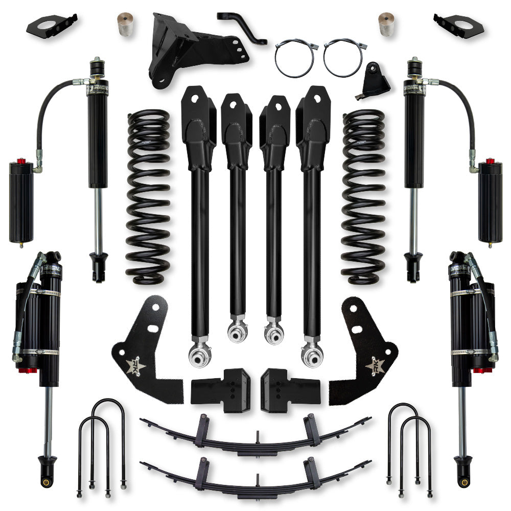 4.0 Inch X-Factor Suspension System 2011-2016 F250/350 GAS Rock Krawler-3
