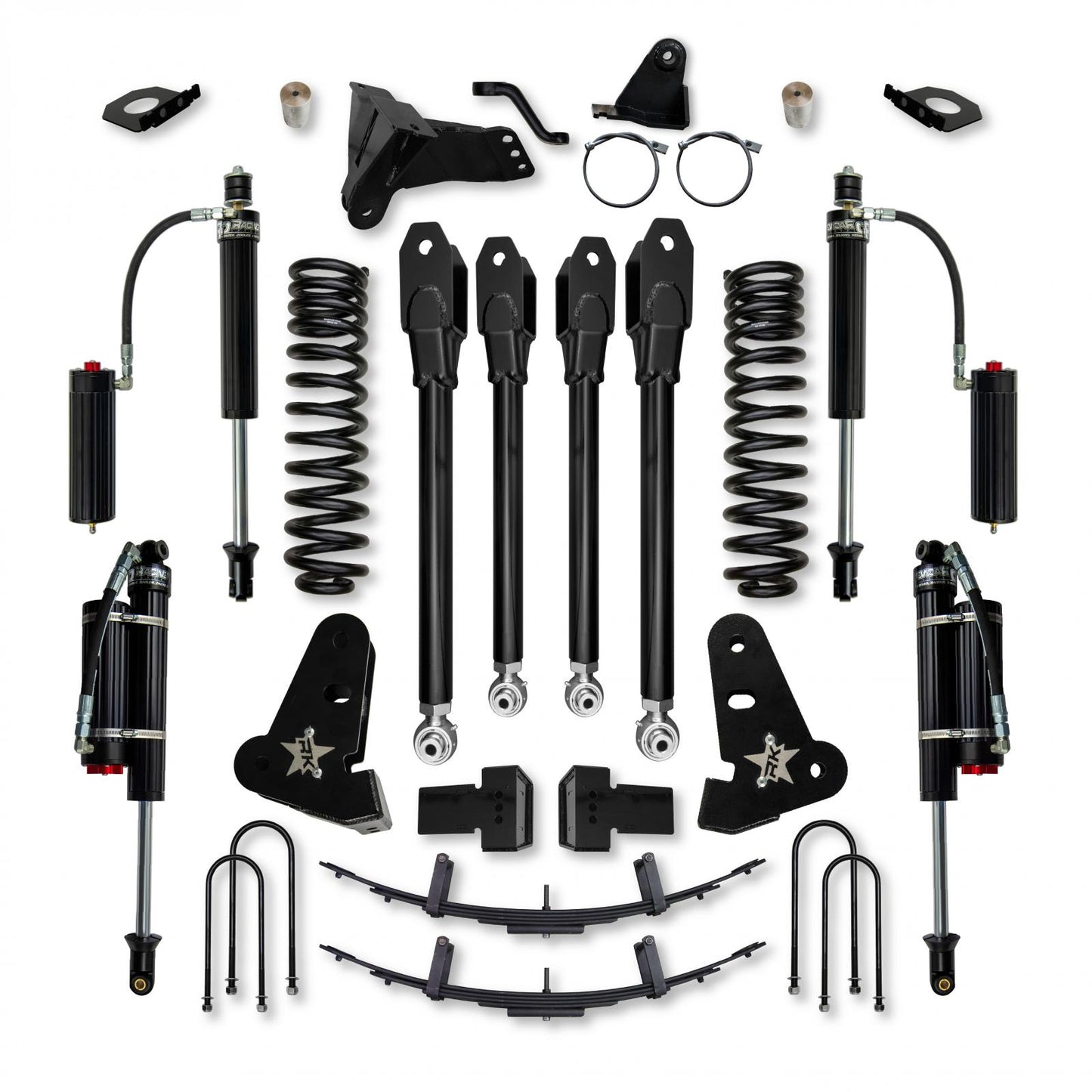 4.0 Inch X-Factor Suspension System 2017-2022 F250/F350 GAS Rock Krawler-3