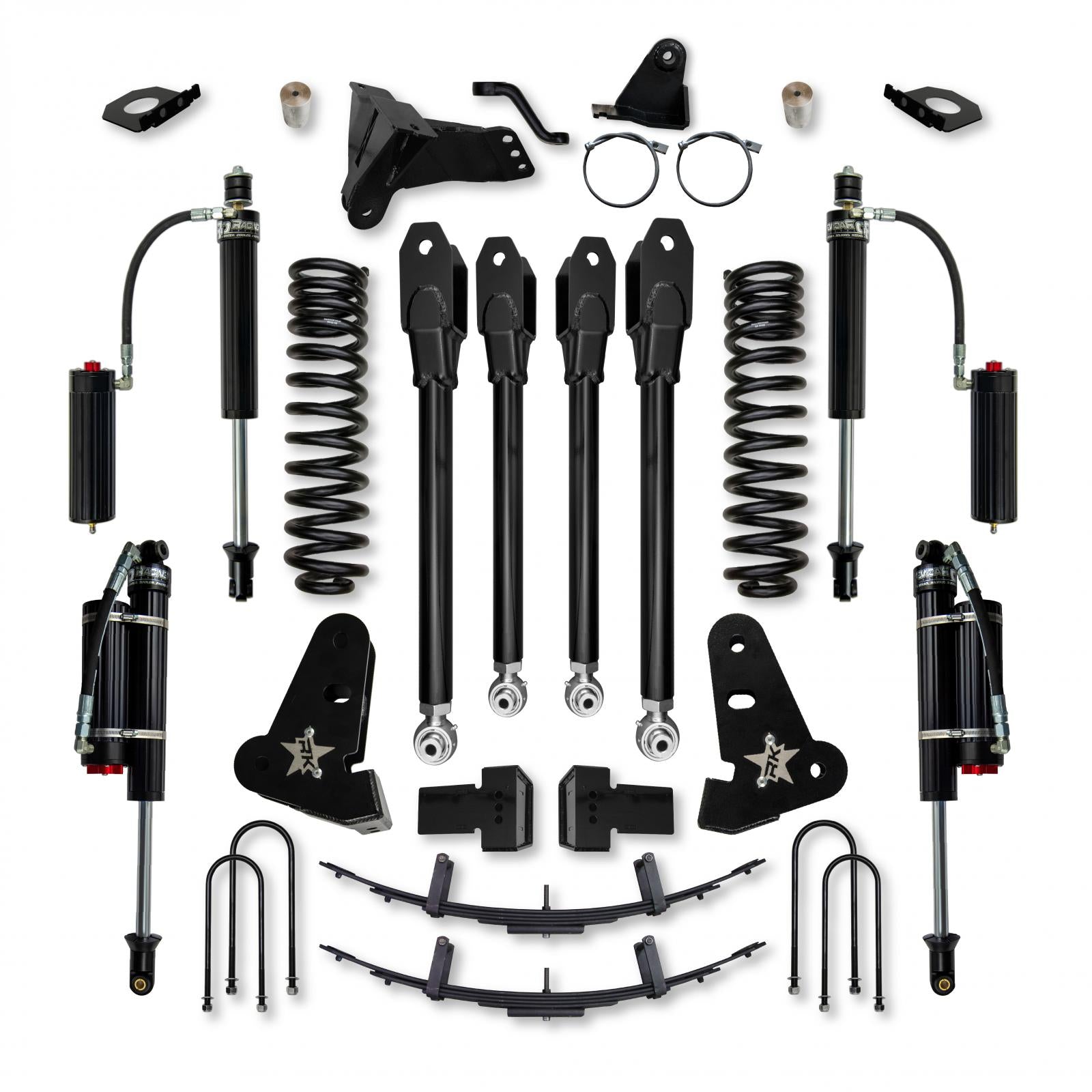 4.0 Inch X-Factor Suspension System 2017-2022 F250/F350 GAS Rock Krawler-3