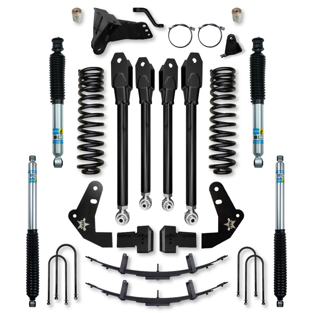 4.0 Inch X-Factor Suspension System 2011-2016 F250/350 GAS Rock Krawler
