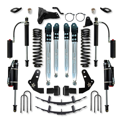 4.0 Inch X-Factor Elite Pro System W/ Billet Aluminum Arms 2011-2016 F250/F350 GAS Rock Krawler