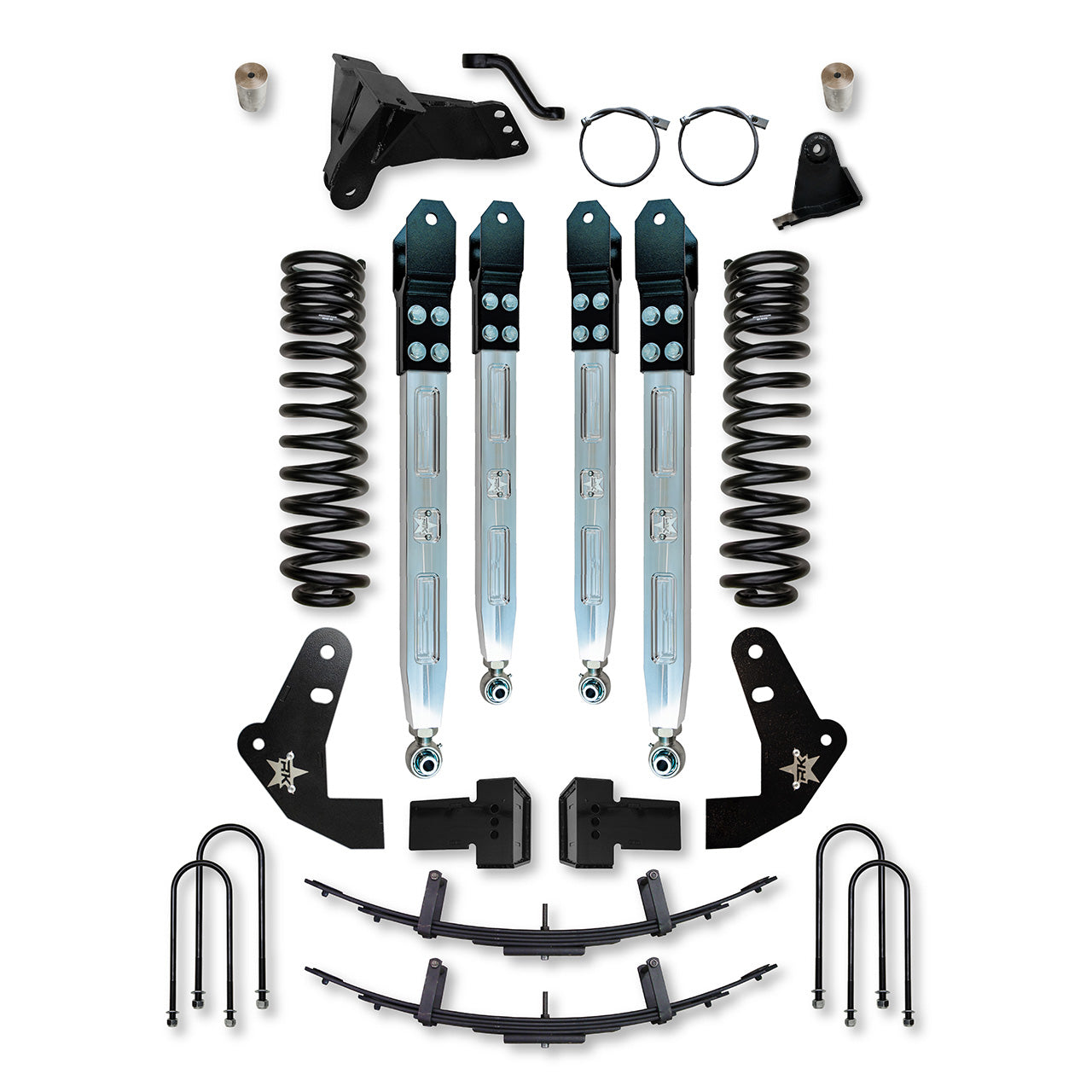 4.0 Inch X-Factor Elite Pro System W/ Billet Aluminum Arms 2011-2016 F250/F350 GAS Rock Krawler-1