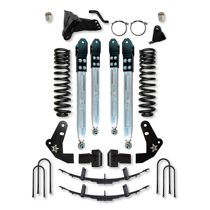 4.0 Inch X-Factor Elite Pro System W/ Billet Aluminum Arms 2011-2016 F250/F350 GAS Rock Krawler-1
