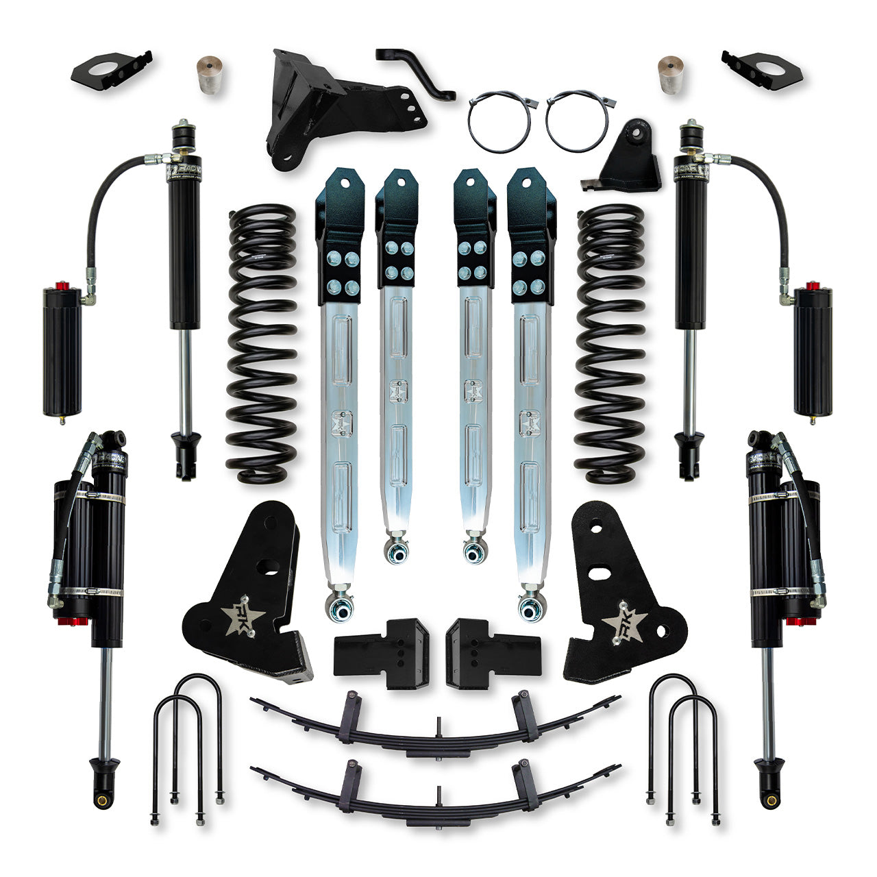 4.0 Inch X-Factor Pro Elite System W/ Billet Aluminum Arms 2017-2022 F250/F350 Diesel Rock Krawler