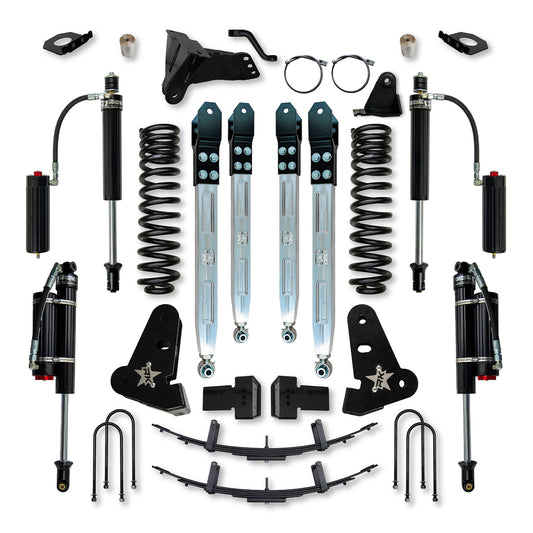 4.0 Inch X-Factor Pro System W/ Billet Aluminum Arms 2017-2022 F250/350 Rock Krawler