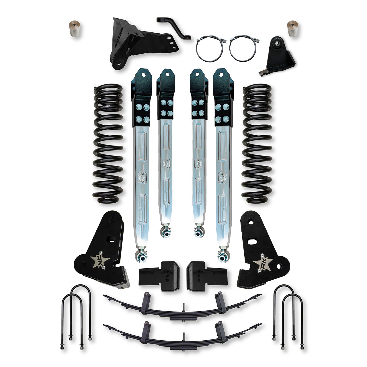 4.0 Inch X-Factor Pro System W/ Billet Aluminum Arms 2017-2022 F250/350 Rock Krawler-1
