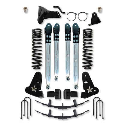 4.0 Inch X-Factor Pro System W/ Billet Aluminum Arms 2017-2022 F250/350 Rock Krawler-1