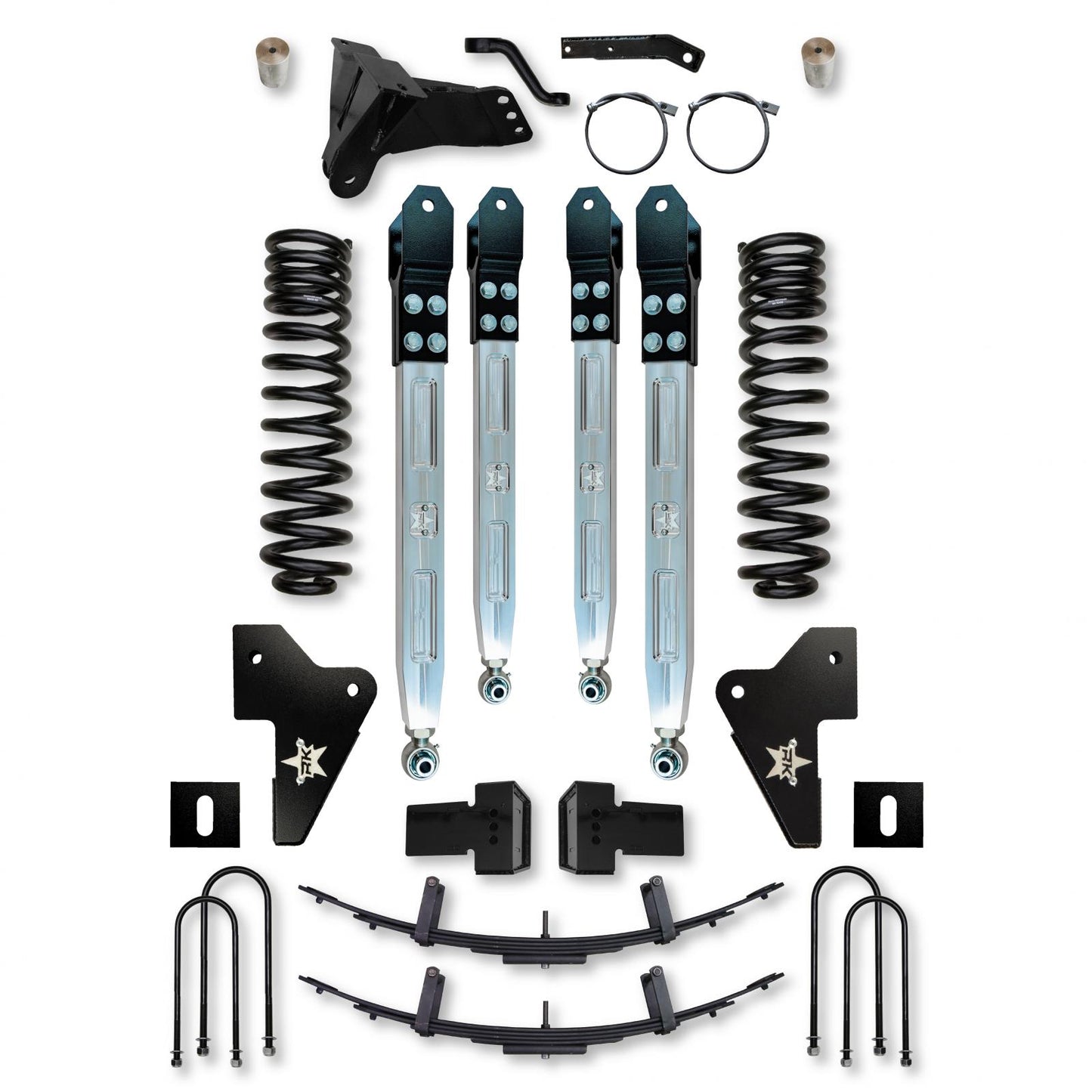 4.5 Inch X-Factor Pro Elite System W/ Billet Aluminum Arms 2023-Up F250/F350 Diesel Rock Krawler-1