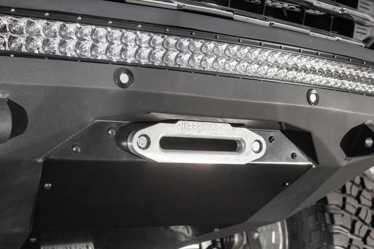 2019-2022 Chevrolet Silverado 1500 Stealth Fighter Front Bumper With Winch Mount Addictive Desert Designs-2