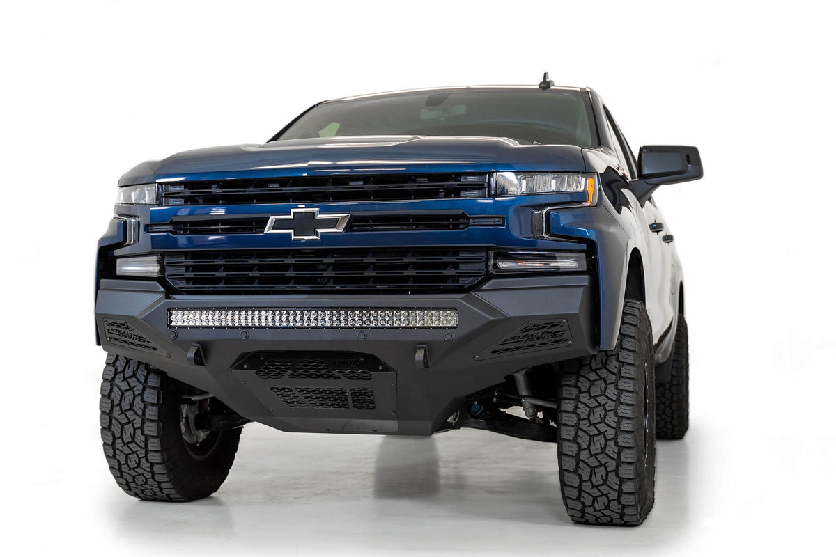 2019-2022 Chevrolet Silverado 1500 Stealth Fighter Front Bumper Addictive Desert Designs-1