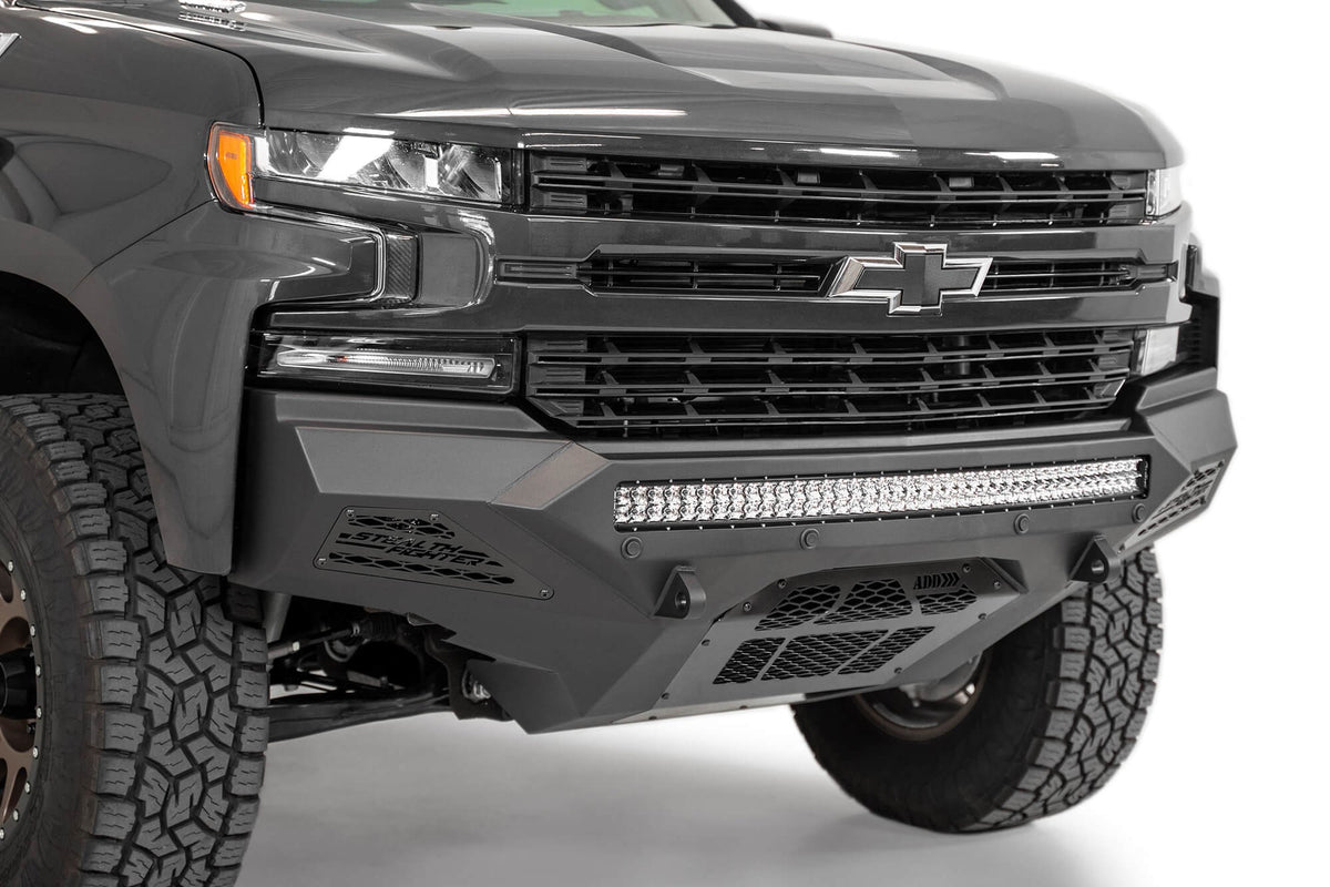 2019-2022 Chevrolet Silverado 1500 Stealth Fighter Front Bumper Addictive Desert Designs-9