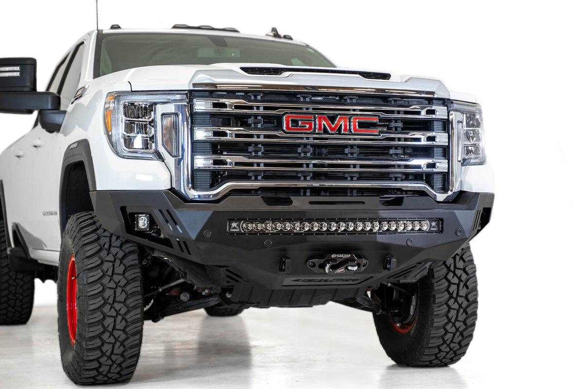2020-2023 GMC Sierra 2500 3500 Stealth Figther Front Bumper Addictive Desert Designs-6