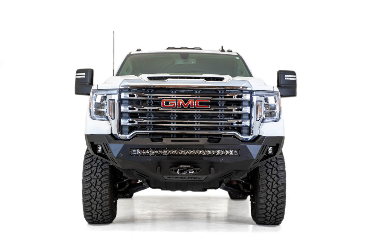 2020-2023 GMC Sierra 2500 3500 Stealth Figther Front Bumper Addictive Desert Designs-8