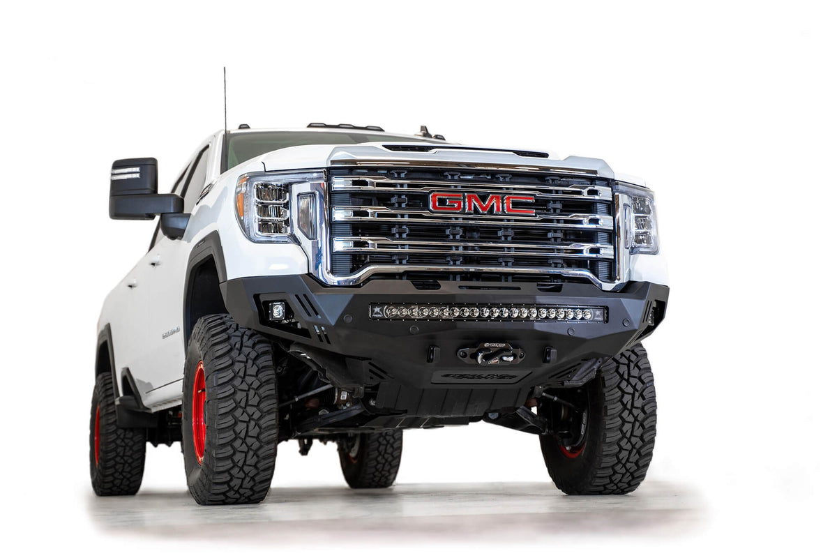 2020-2023 GMC Sierra 2500 3500 Stealth Figther Front Bumper Addictive Desert Designs-10