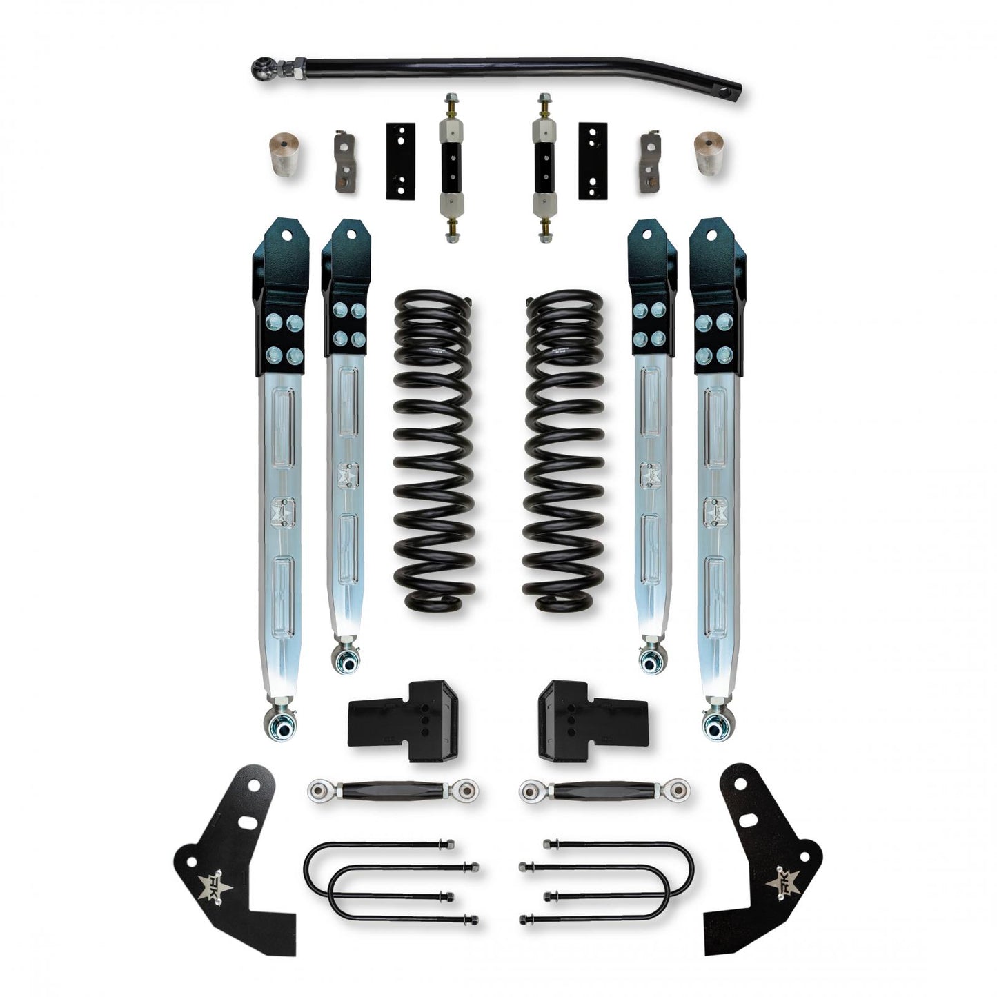 4.0 Inch X-Factor Elite Pro System W/ Billet Aluminum Arms 2011-2016 F450 Diesel Rock Krawler-3