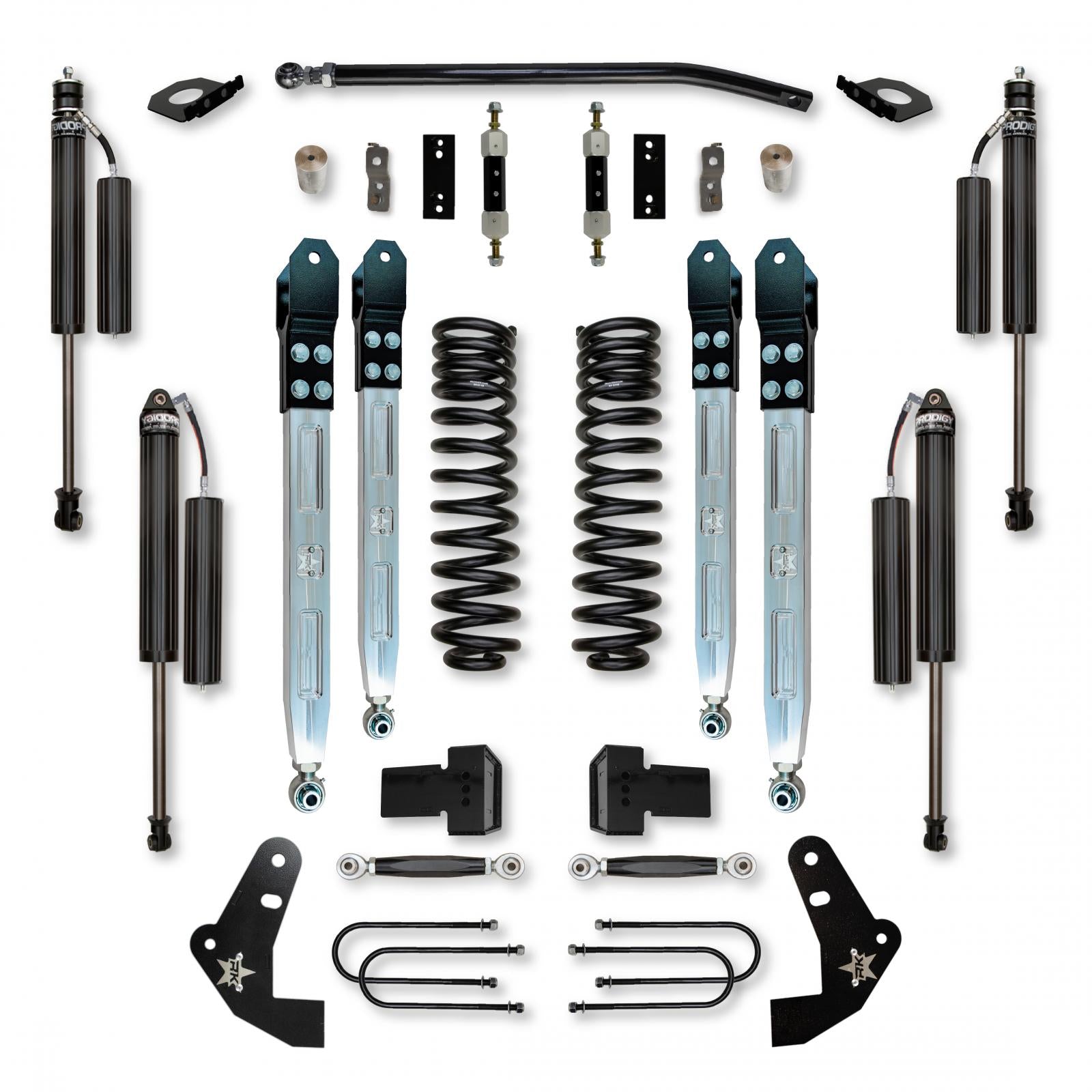 4.0 Inch X-Factor Elite Pro System W/ Billet Aluminum Arms 2011-2016 F450 Diesel Rock Krawler