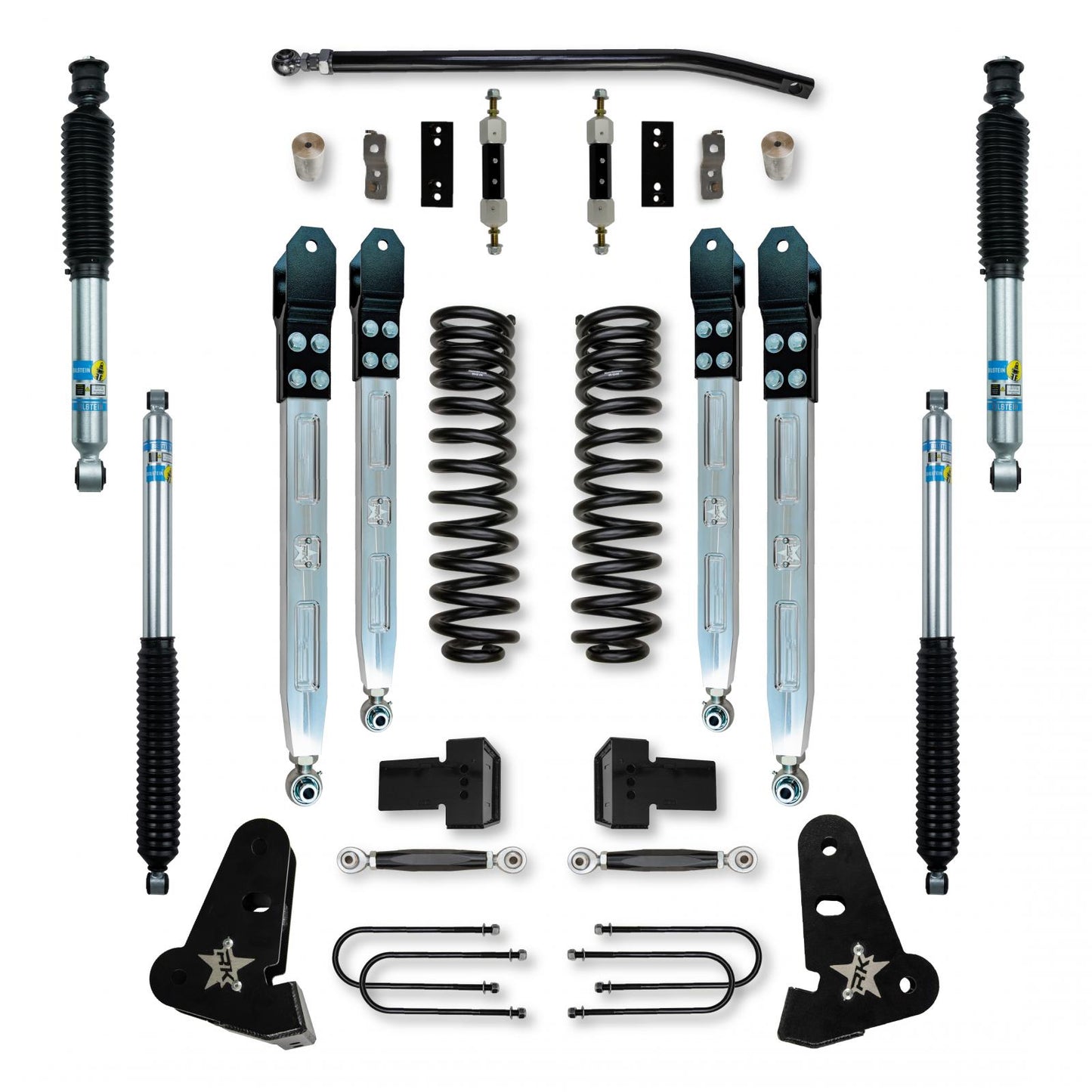 4.0 Inch X-Factor Pro Elite System W/ Billet Aluminum Arms 2017-2022 F450 Diesel Rock Krawler-2