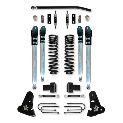 4.0 Inch X-Factor Pro Elite System W/ Billet Aluminum Arms 2017-2022 F450 Diesel Rock Krawler-3