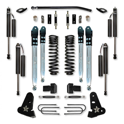 4.0 Inch X-Factor Pro Elite System W/ Billet Aluminum Arms 2017-2022 F450 Diesel Rock Krawler