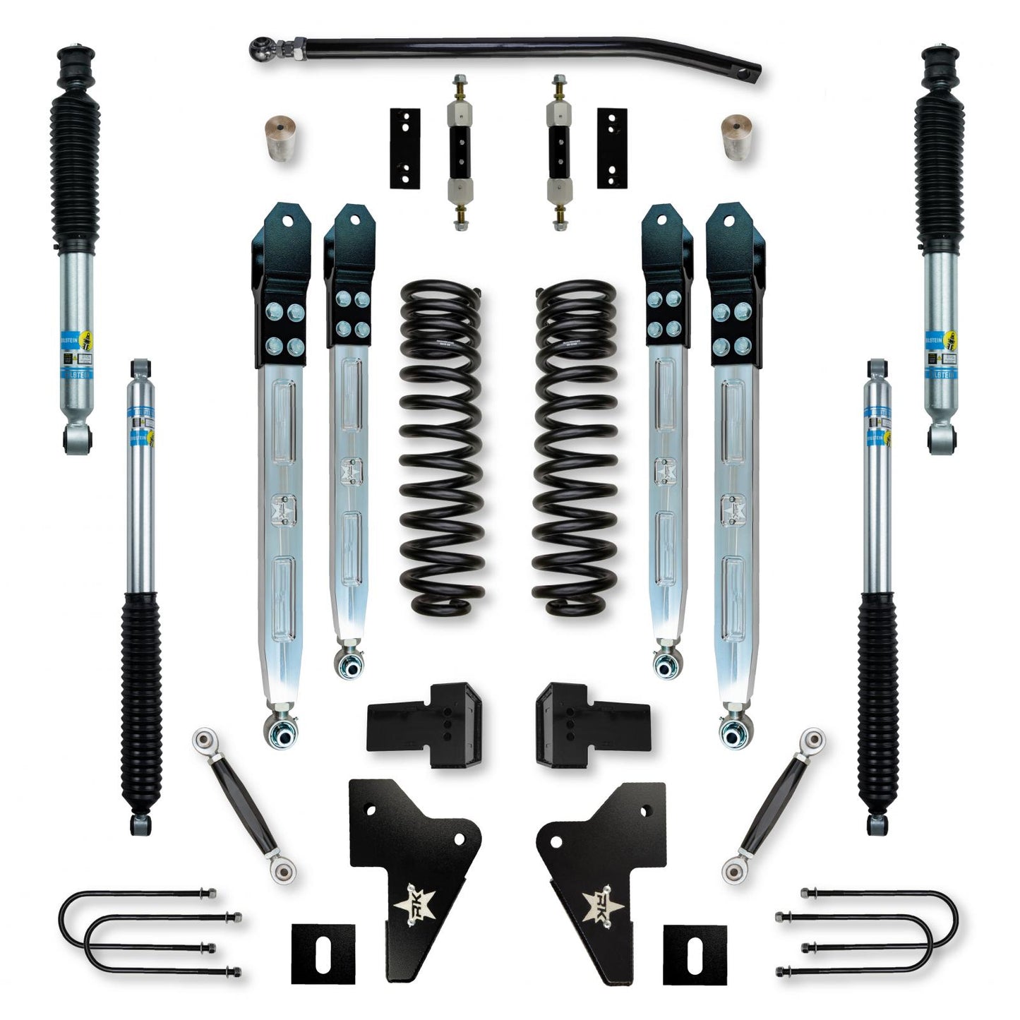 4.0 Inch X-Factor Pro Elite System W/ Billet Aluminum Arms 2023-Up F450 Diesel Rock Krawler-2